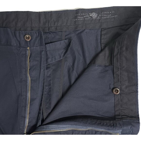 Polo Ralph Lauren Men's Big & Tall Navy 58B Classic Fit 10" Chino Shorts - Picture 3 of 6